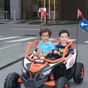 Alternative view of 12V Kids Toy Ride-On Pickup – Two-Seater, Bigger Size Car Ridertoys