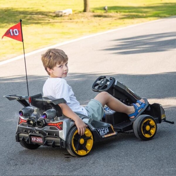 24V Electric Car for Kids – Battery Operated Jeep with Rubber Tires, Remote Control, LED Lights & MP3 Music Player - Image 7