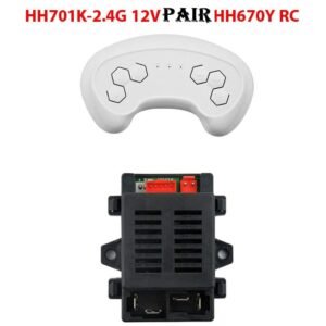 5 Pin HH701K-2.4G 2.4G Remote Control Bluetooth Receiver Motherboard for Kids Powered Ride-On Car [ONLY Circuit] (HH701K 12V)