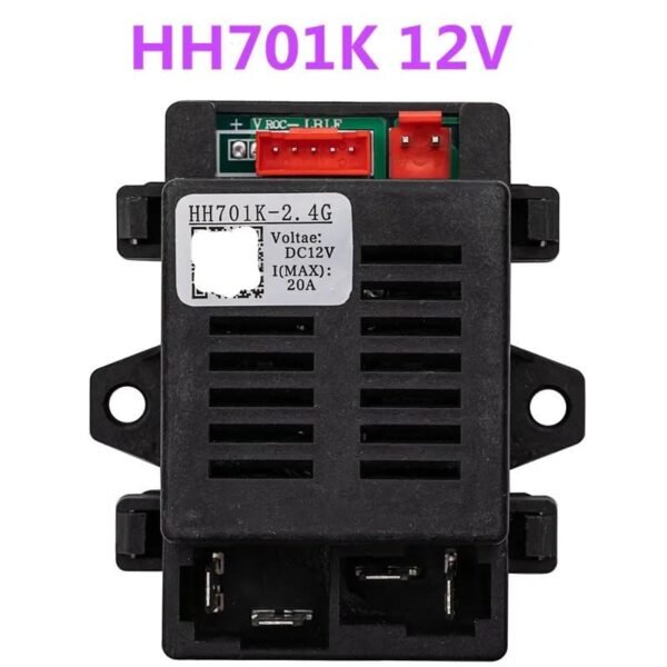 5 Pin HH701K-2.4G 2.4G Remote Control Bluetooth Receiver Motherboard for Kids Powered Ride-On Car [ONLY Circuit] (HH701K 12V)