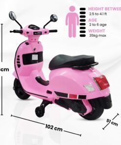 Vespa 12v Battery Operated Rechargeable Ride On Scooter