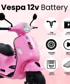 Vespa 12v Battery Operated Rechargeable Ride On Scooter