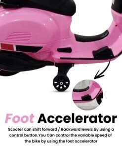 Vespa 12v Battery Operated Rechargeable Ride On Scooter