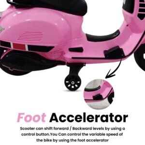 Vespa 12v Battery Operated Rechargeable Ride On Scooter