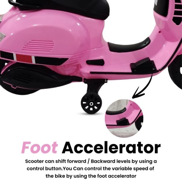 Vespa 12v Battery Operated Rechargeable Ride On Scooter