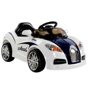 SMILE Kids Ride On Car for Children – 12V, Dual Battery, Dual Motor, Single Seater (1–4 Years)