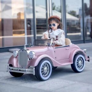 Vintage car kids car battery operated ride on car