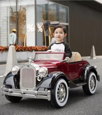 Vintage car kids car battery operated ride on car