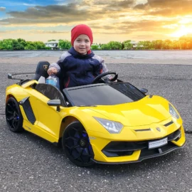 Alternative view of LICENSED Lamborghini Aventador SVJ Kids Ride-On Car with Remote controlled