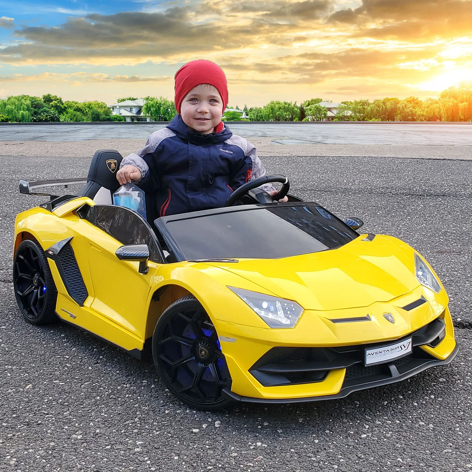 LICENSED Lamborghini Aventador SVJ Kids Ride-On Car with Remote controlled - Image 2