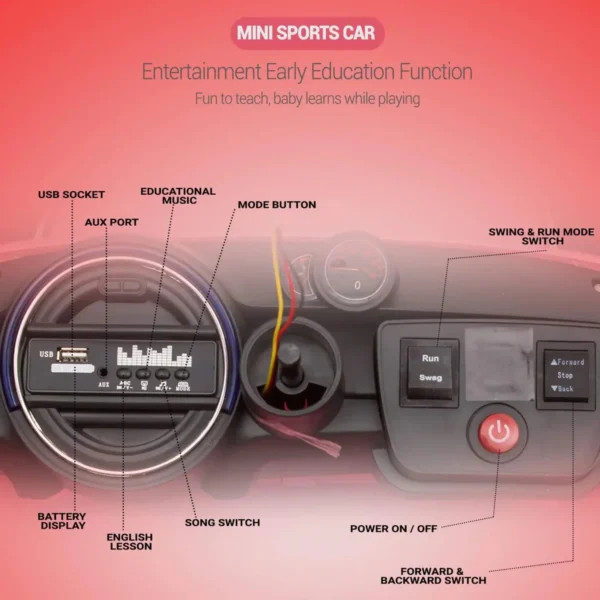 MINI COOPER CAR FOR KIDS