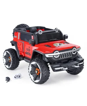RIDERTOYS 12v 2 Seat 4 Wheel Drive Kids Ride on Jeep WN-1166 | With Remote Control