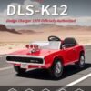 Kids Licensed Dodge Charger 1970 – 12V Electric Ride-On Car for Kids
