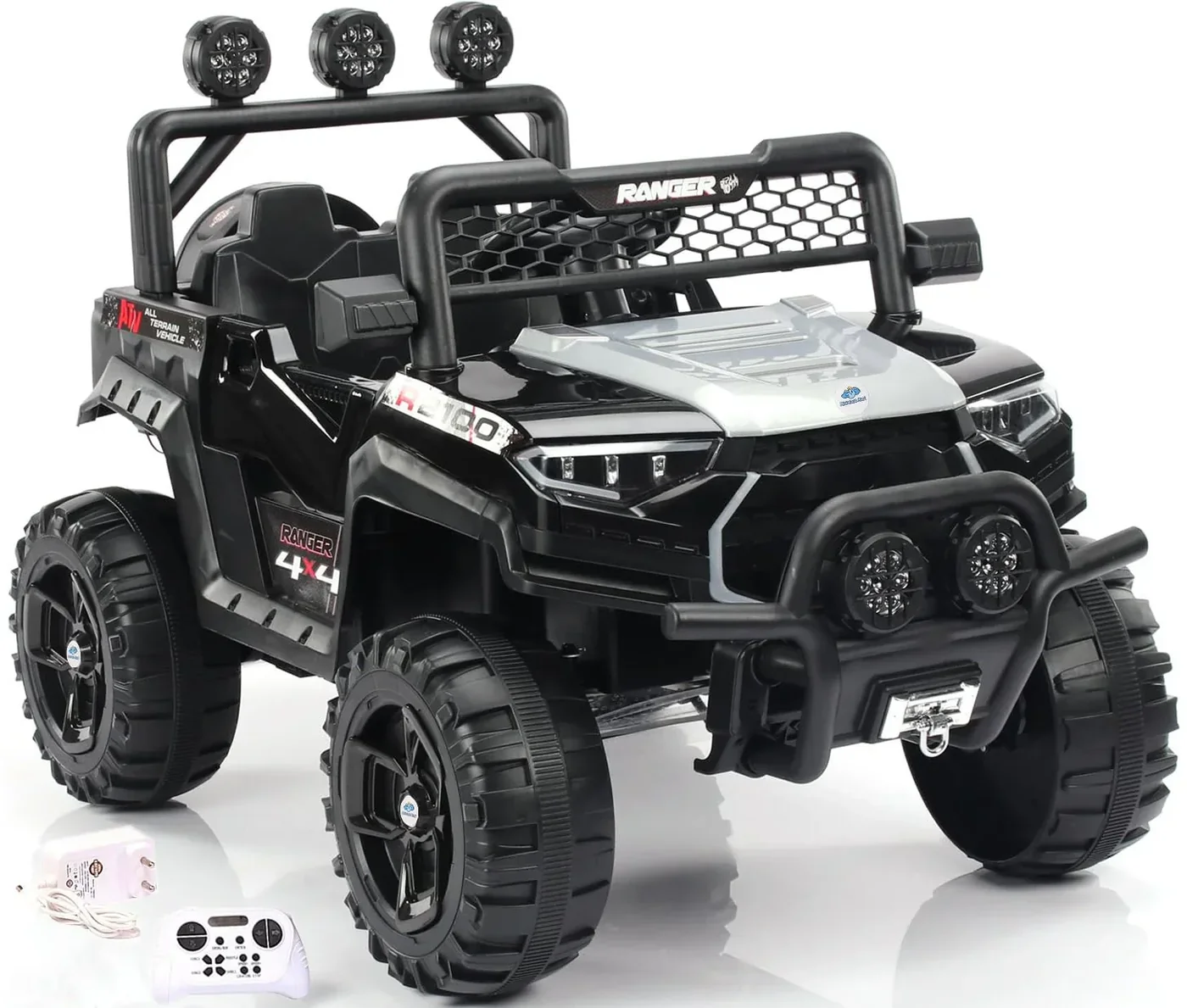 RIDERTOYS KAB R2100 4x4 Kids Ride-On Jeep | Battery Operated Electric Jeep for Kids