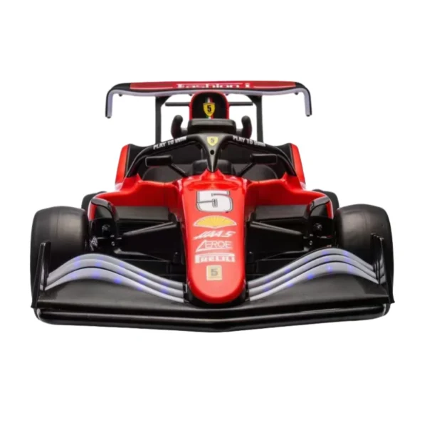 F1 kids battery operated ride-on racing car side view