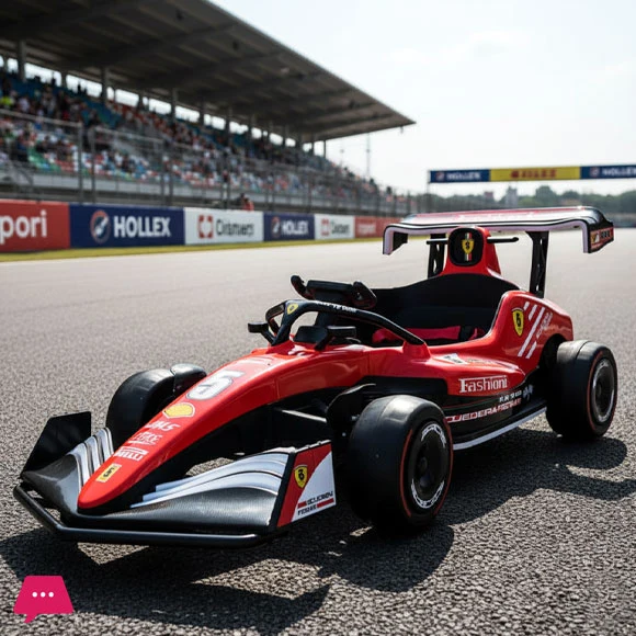 F1 kids ride-on car electric racing car for children aged 3 to 8 years