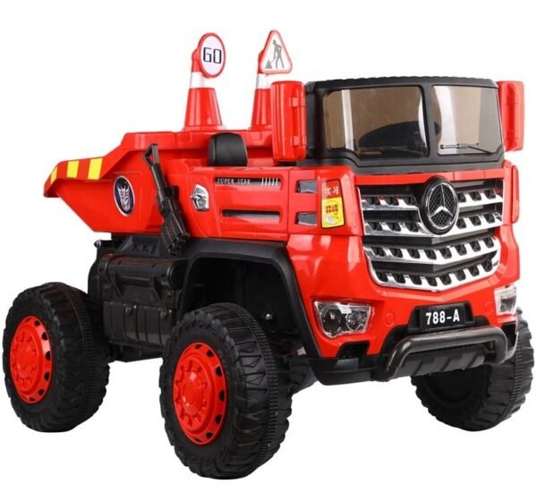 Battery operated kids dump truck electric ride on toy