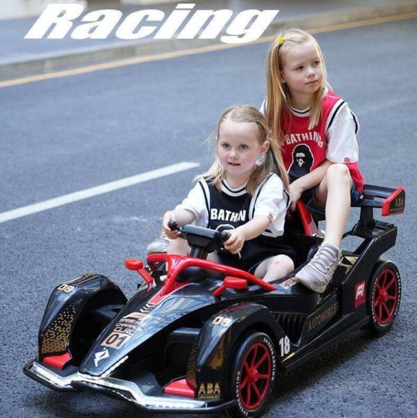 Go Kart Powerwheel With Remote Control Ride on F1 Car for Kids